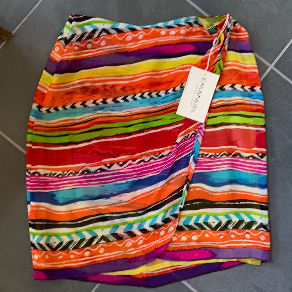 Emanuel Ungaro multi colored skirt with tags